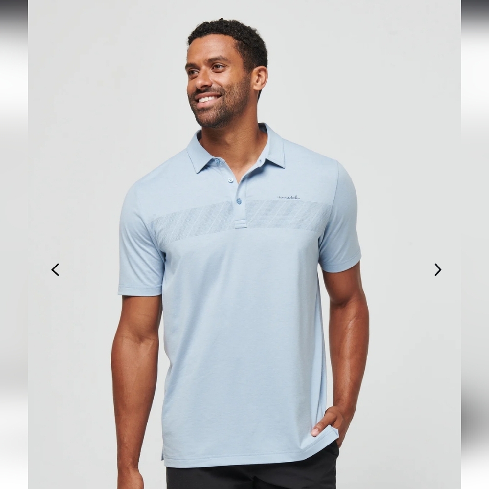 NWT TRAVIS MATHEW JUNGLE PYRAMID POLO
